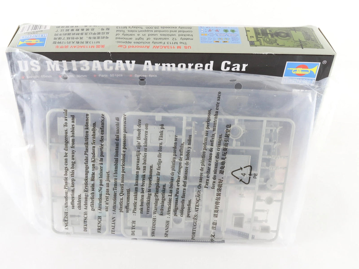 M113 ACAV Armored Car US FMC Trumpeter 1:72 07237 Military Kit