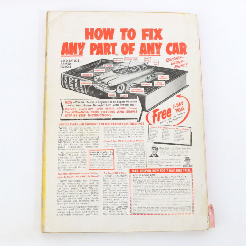 Antique Automobiles John Bentley Fawcett Car Book 75c 168 1952