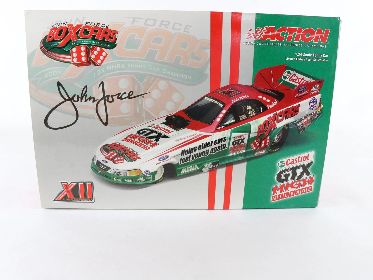 2003 Mustang Funny Car John Force Castrol GTX Action 1:24 1 Of 9518 104602