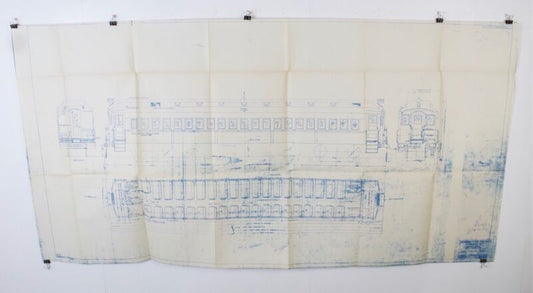 Pittsburgh 59��� Motor Car General Arrangement 192? 121950 Vintage Blueprint 60���