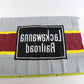 Lackawanna Railroad Gray Black & Maroon Fabric Train Flag 2' By 3' USA