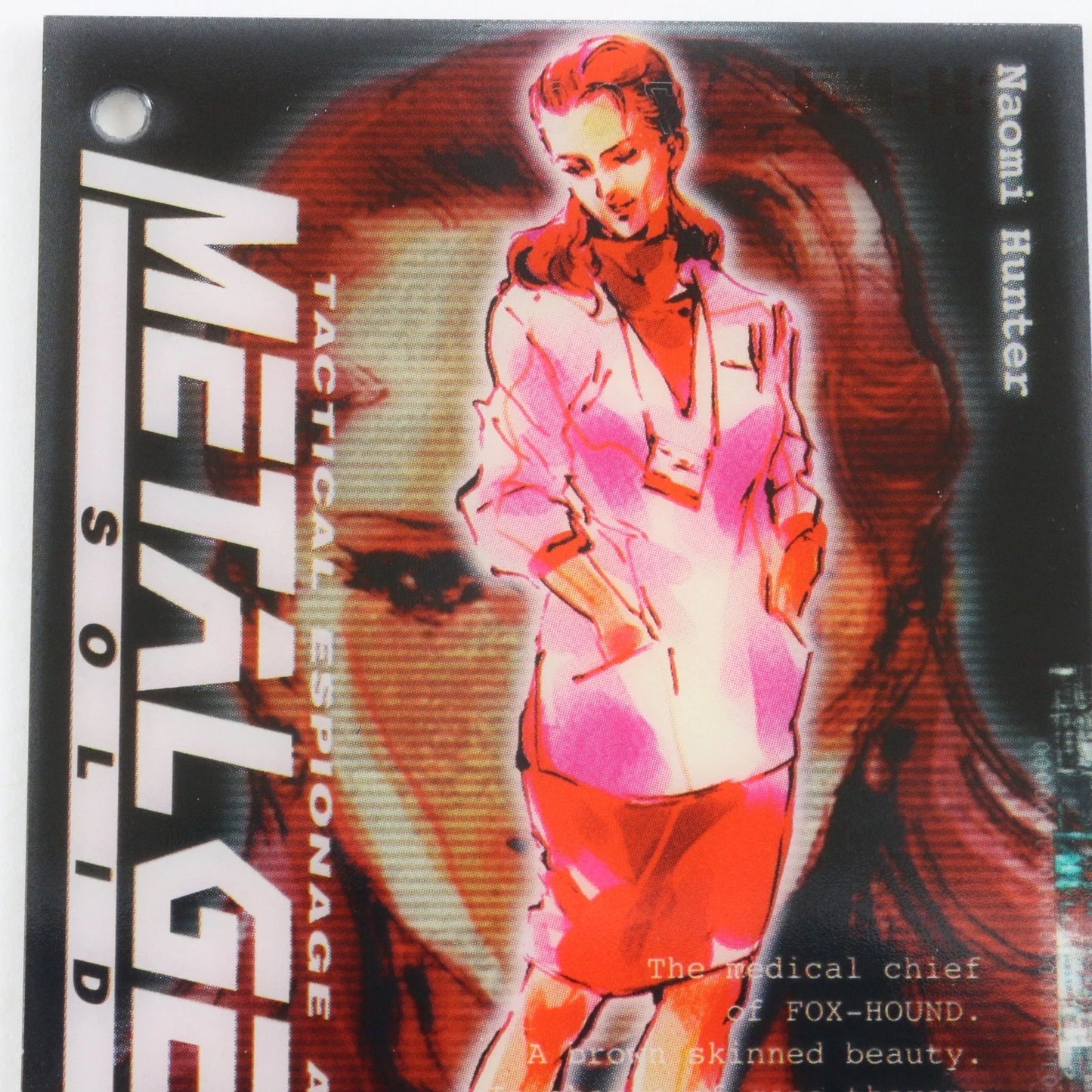 Metal Gear Solid Trading Card 004 Naomi Hunter Ch-NN Silver Serial #2729