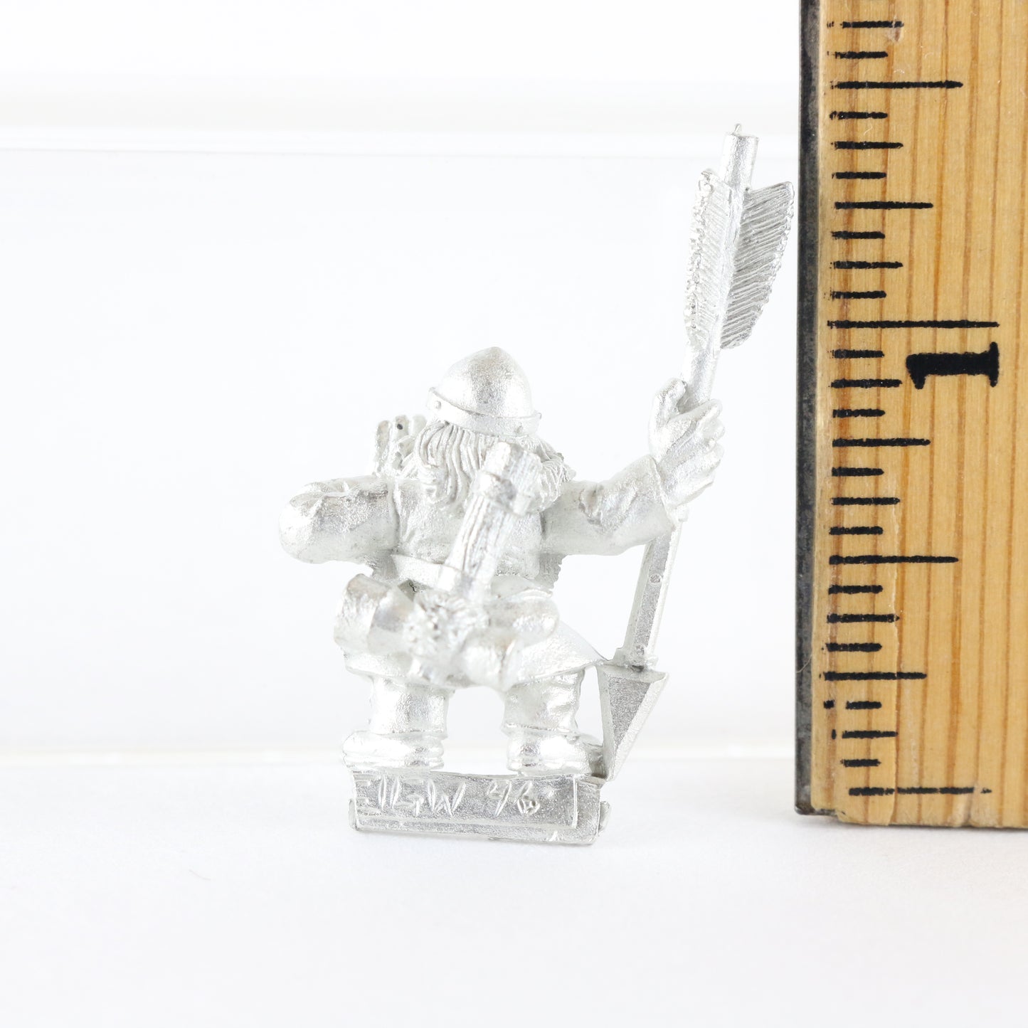 Dwarf Bolt Thrower Crew 504201 Citadel 1996 Warhammer Unpainted Figure 1.5"