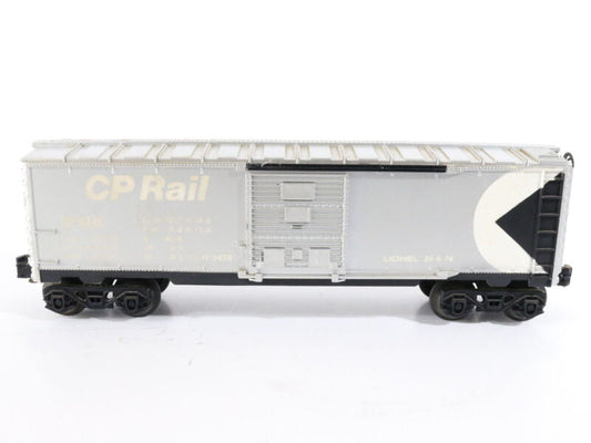 Cp Rail Cp 9730 Single Door Silver Boxcar Lionel O 9700 Series