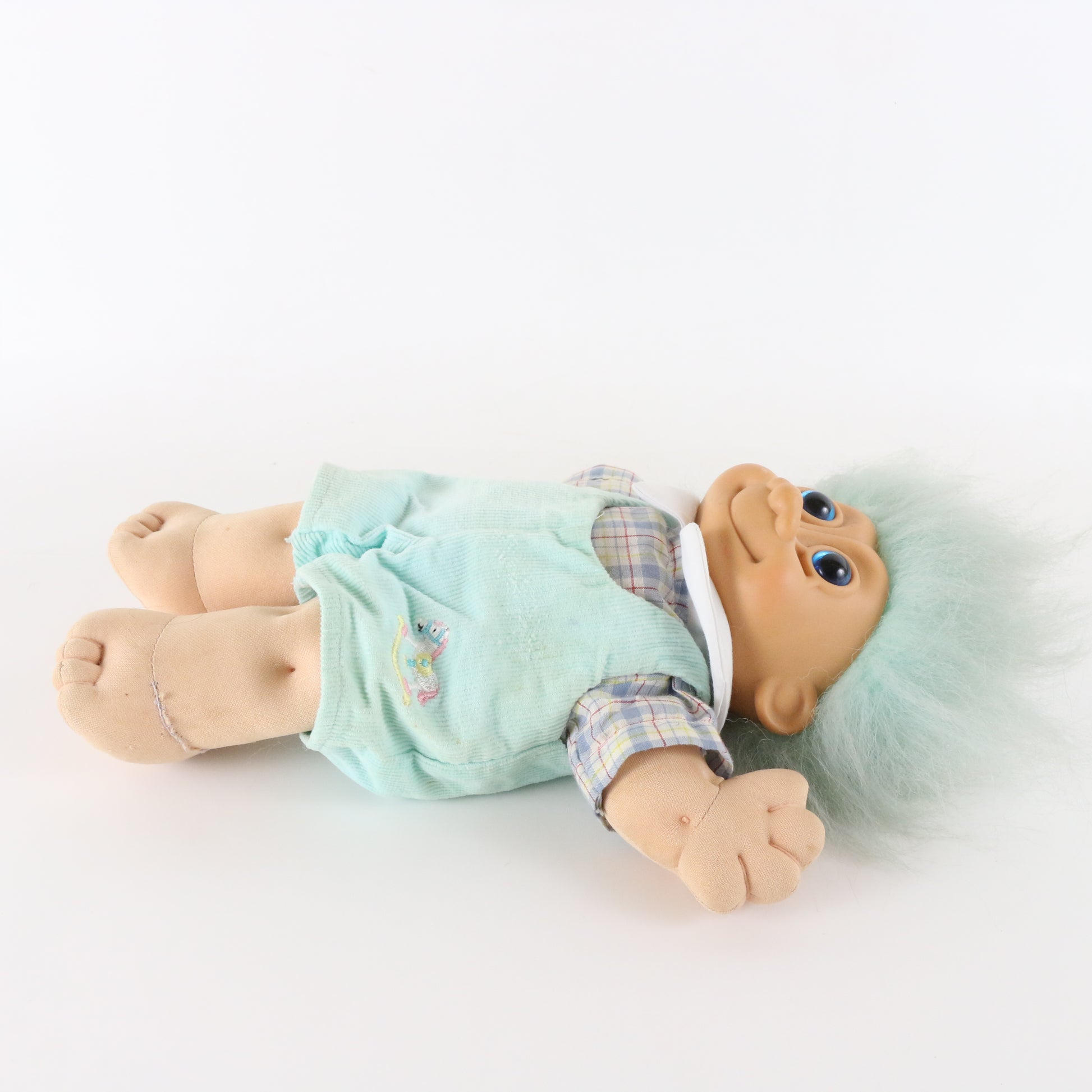 Vintage Russ Troll Kidz Sparky Soft Body Plush Doll 12"