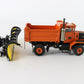 Oshkosh P Series 2 Axle 4x4 Plow Orange Sword 1:50 Metal Model Vehicle