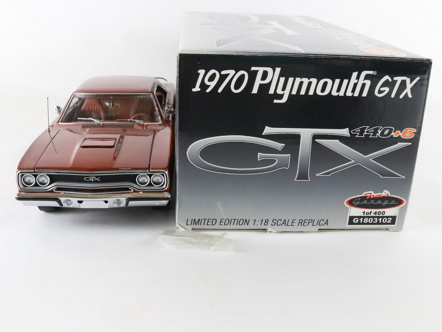 1970 Plymouth GTX 440+6 Toms Garage 1 Of 400 Ralleye Red GMP 1:18 G1803102