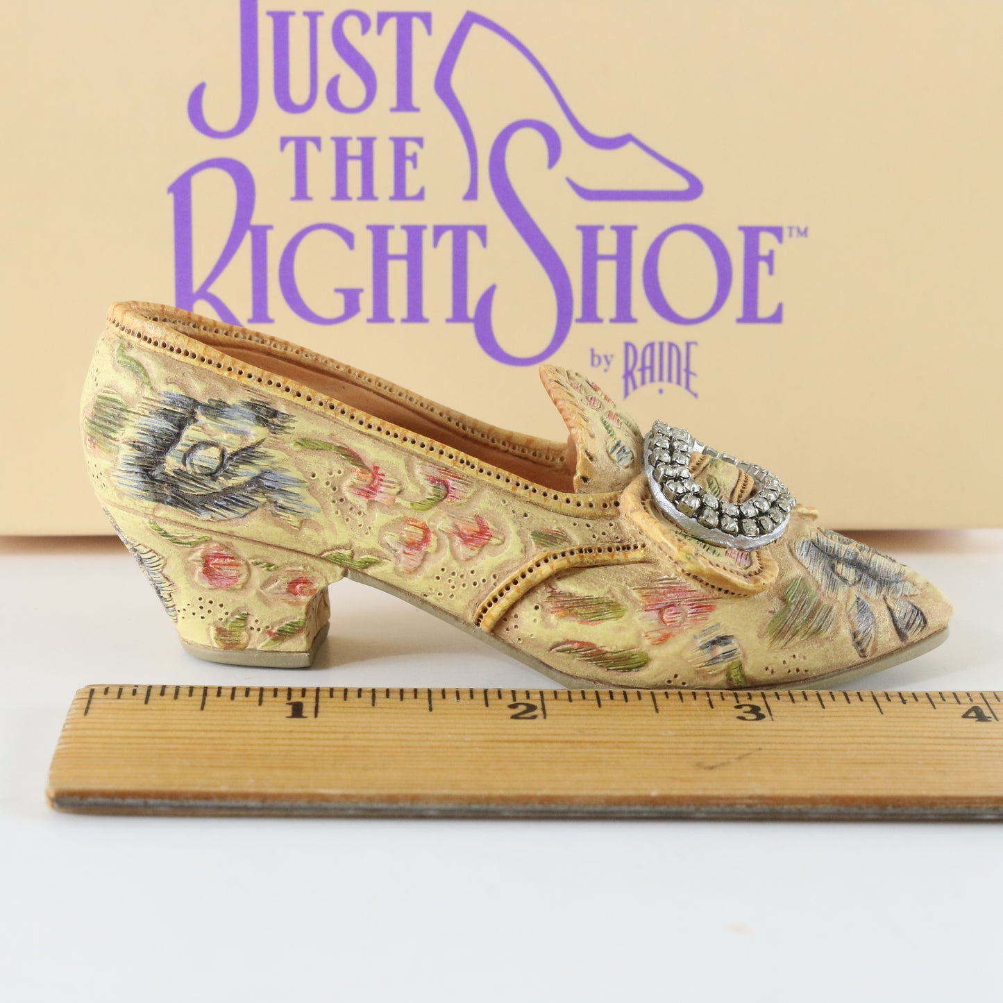 Just The Right Shoe Afternoon Tea Raine Willitts Design Resin Shoe 25016