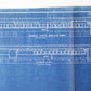 Baltimore & Ohio B&O Combine Cafe & Dining Diagram T-50065G 1928 Blueprint 18.5���