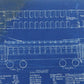 Milwaukee Electric Plan & Elevation 500-509 591-599 Trolley Blueprint 1927 9.75"