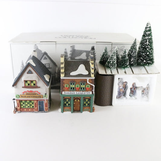 Dept 56 Dickens Heritage Village Start A Tradition Set Of 13 Christmas Buildings