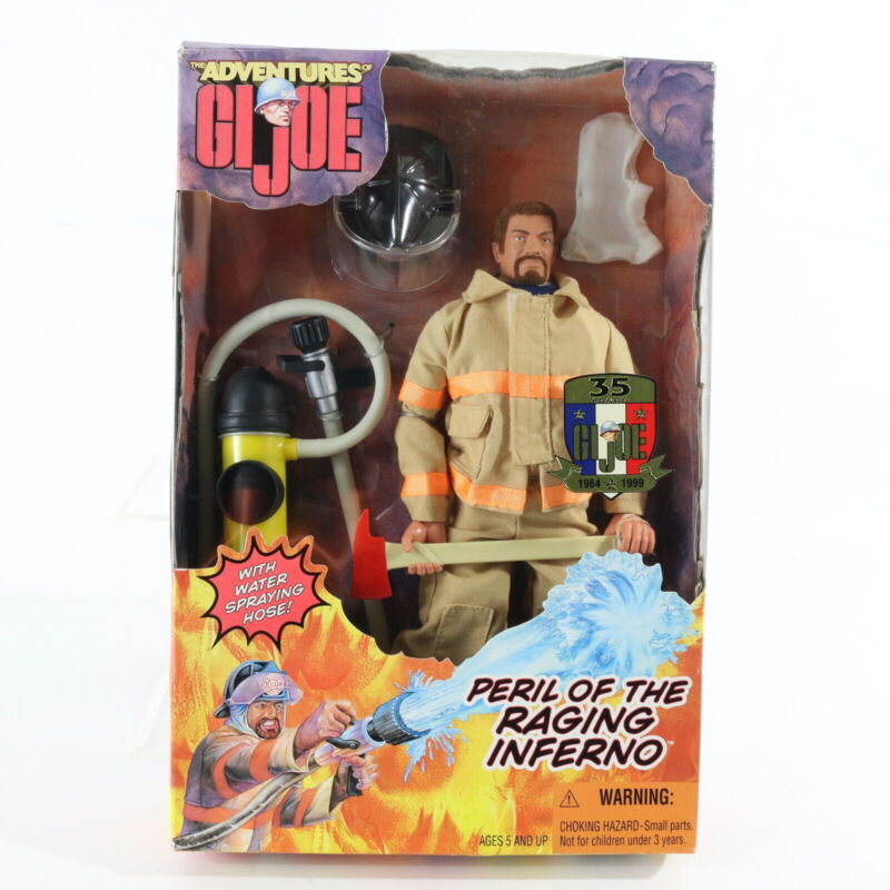 Peril Of The Raging Inferno W/ Hose Adventures Of Gi Joe Hasbro Figure 81536