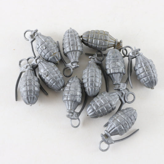 Lot Of 11 1960s Hasbro Gi Joe Gray Pineapple Hand Grenades