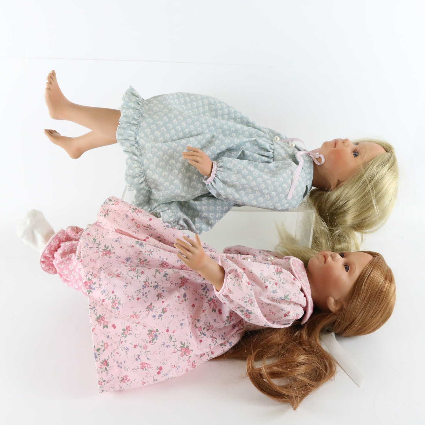 Set Of 2 Wendy & Emily Pamela Erff Masterpiece 21" & 20" Porcelain Dolls 26/1500