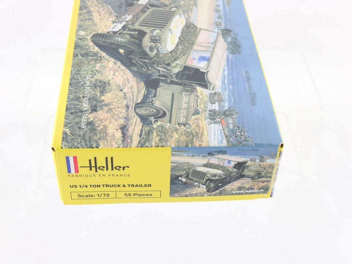 US 1/4 Ton Truck & Trailer Heller 1:72 Sealed Military Kit