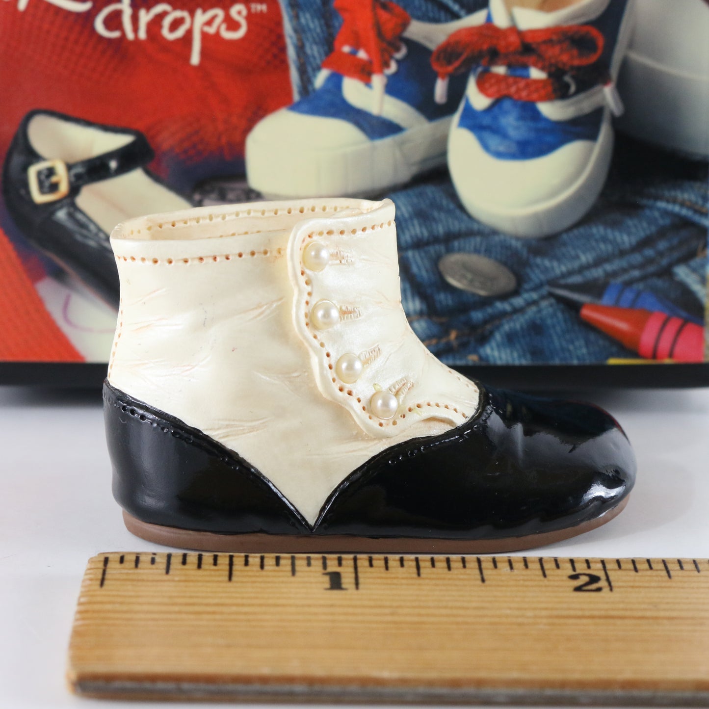 Just The Right Shoe High Button Baby Raine Willitts Resin Collectible Shoe 25130