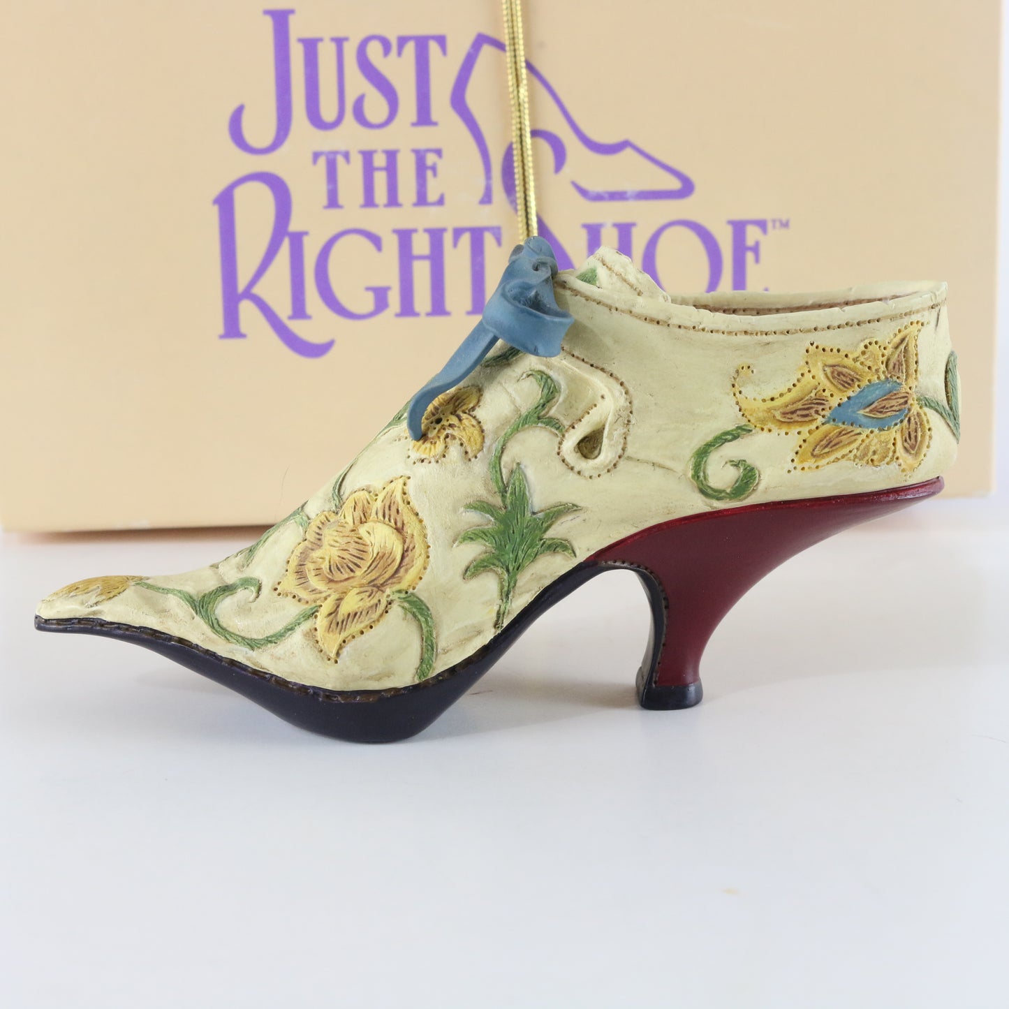 Just The Right Shoe Brocade Court Raine Willitts Resin Collectible Shoe 25002