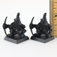 Lot Of 2 Dwarf Miners Citadel Warhammer 8044/4 Black Painted Figures