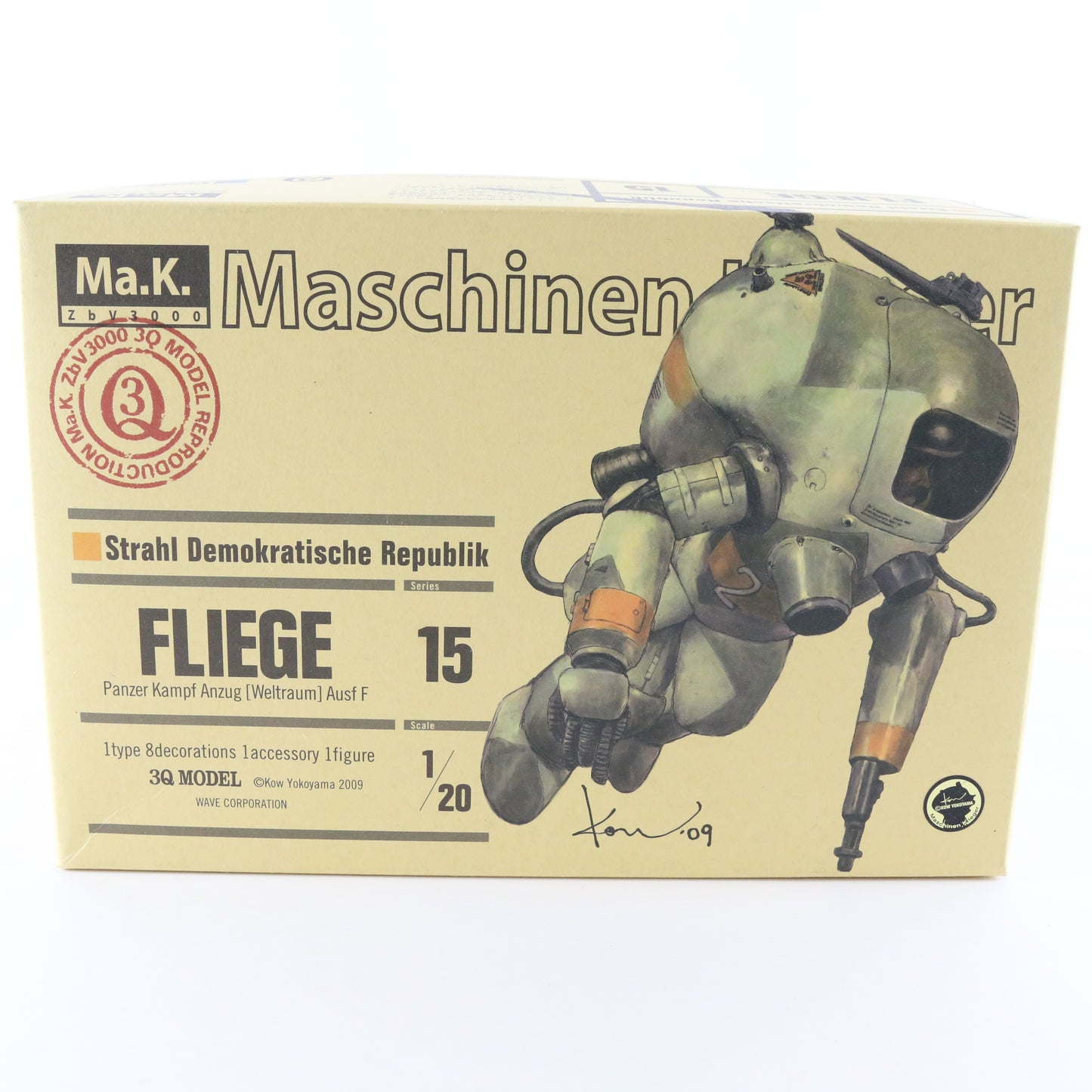 Ma.k Zbv3000 Fliege MASCHINEN Anzug Weltraum Ausf F Series 15 1/20 3Q Kit