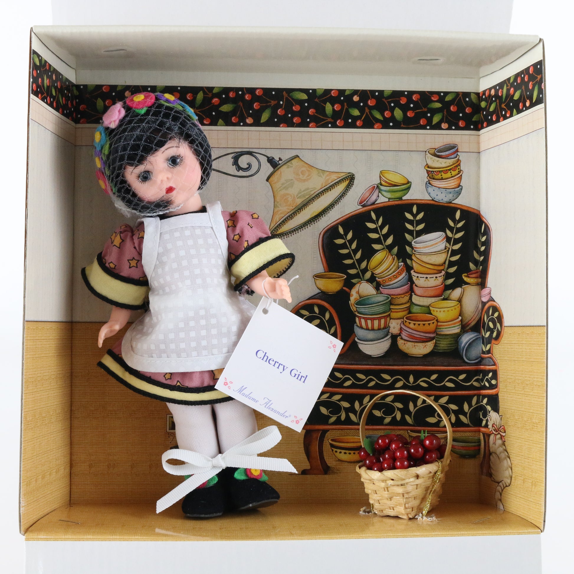Cherry Girl Life Is Just A Chair Of Bowlies Madame Alexander 8" Doll 37074