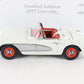 1957 Chevy Corvette Roadster Limited White Silver Danbury Mint 1:24 Diecast 2678