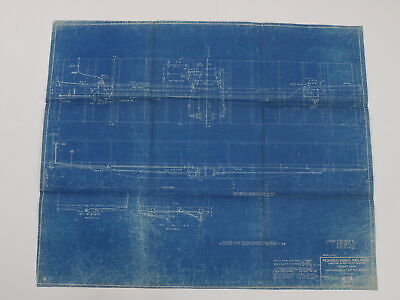 Pennsylvania PRR freight car air brake blueprint 1915