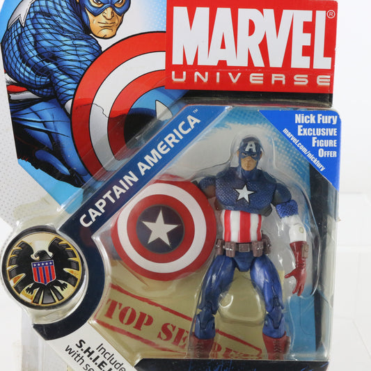 Marvel Universe 012 Captain America 3.75" Action Figure Hasbro 