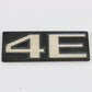  Volkswagen 4E Black & White West Germany Tti Emblem Badge 3.75"