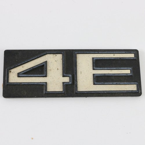  Volkswagen 4E Black & White West Germany Tti Emblem Badge 3.75"