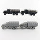 Lot Of 4 M54 Transport Truck Covered & Open 1:72 3D Printed Military Models
