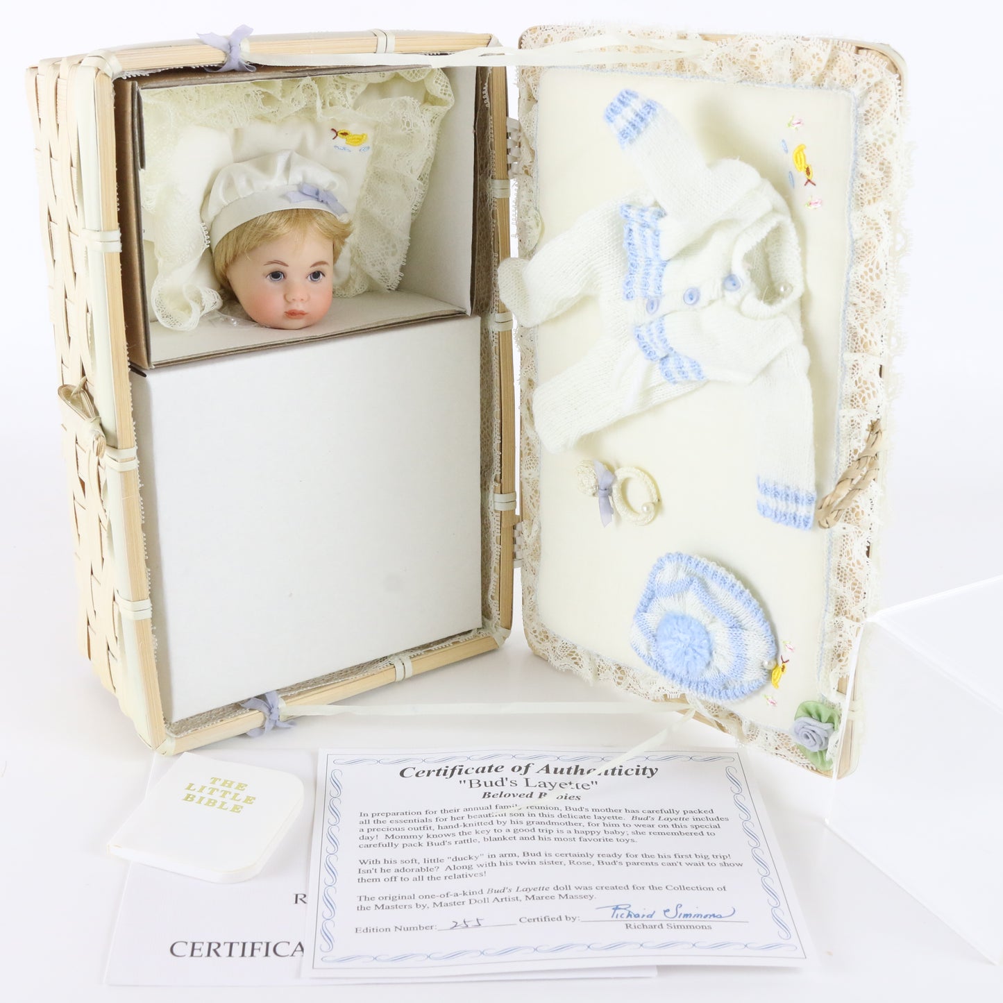 Buds Layette Beloved Babies Maree Massey Richard Simmons 5.75" Porcelain 255