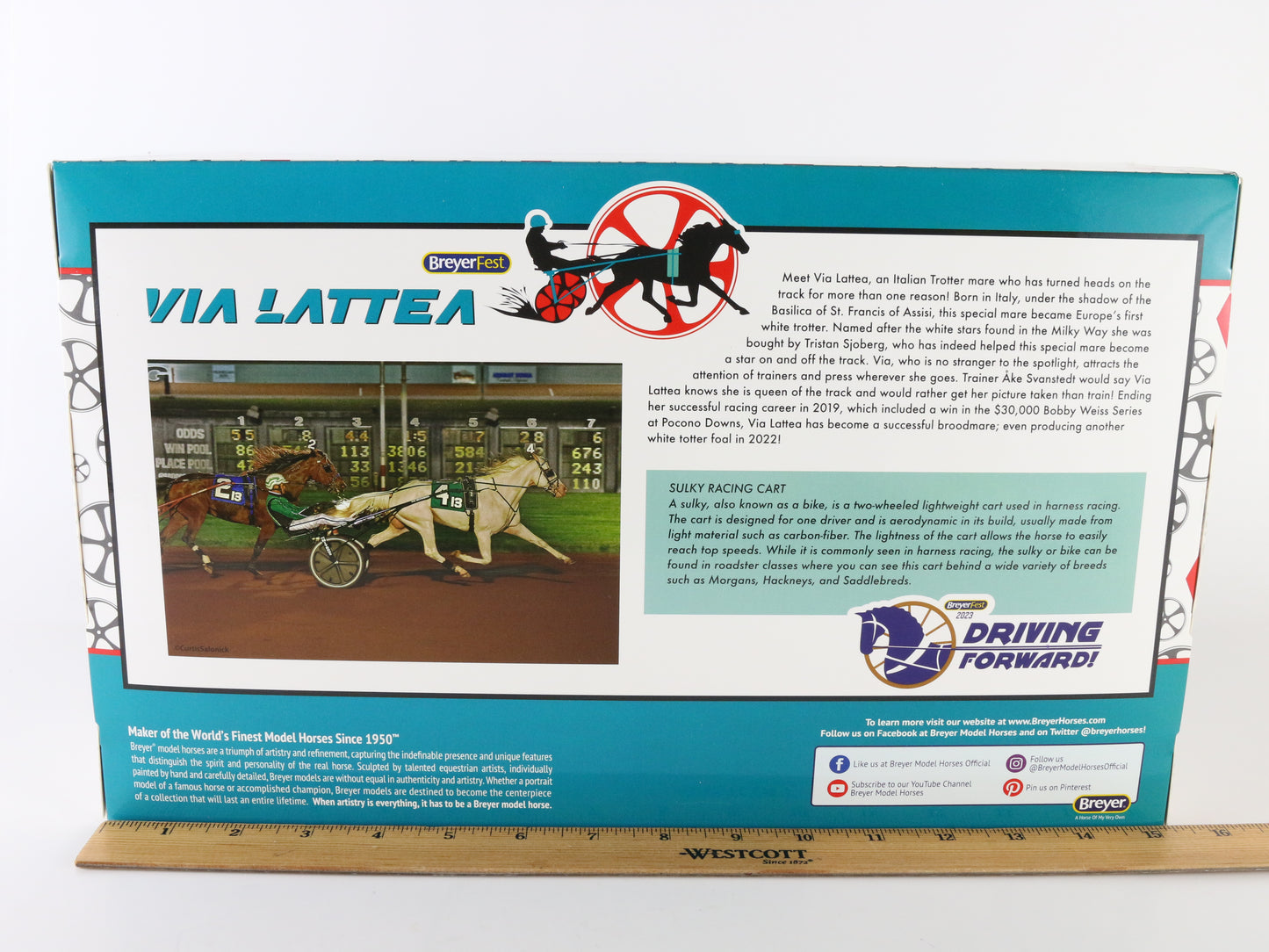 Breyer Via Lattea Harness Racing Breyerfest 2023 Traditional Horse