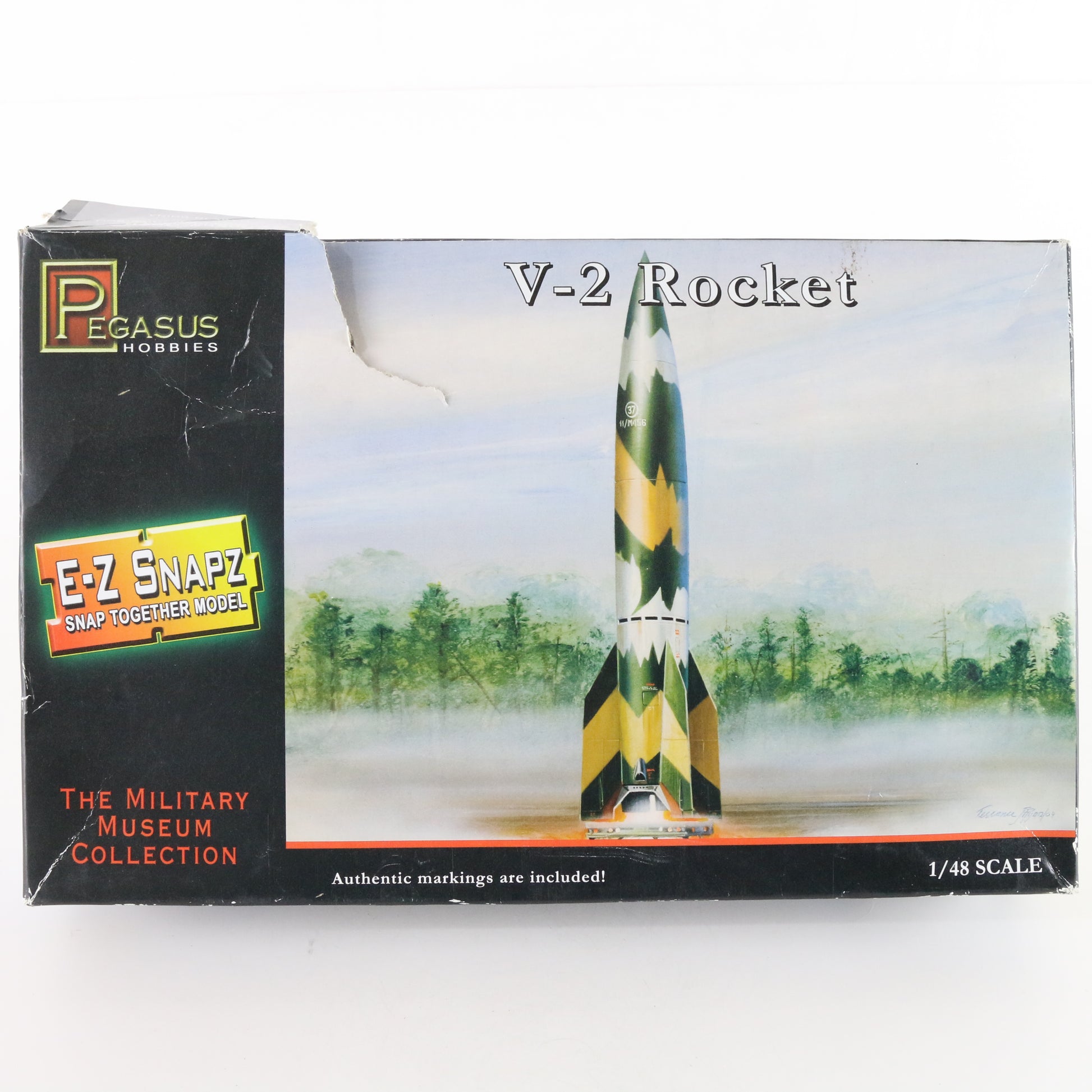 V-2 Rocket Military Museum Collection Ez Snaps Pegasus Hobbies 1:48 8416