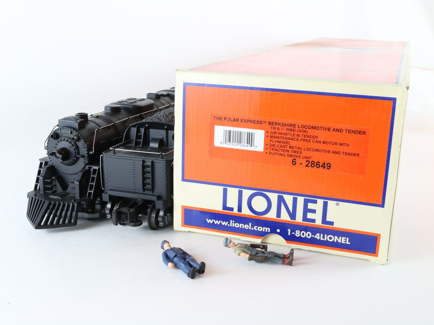 Lionel O Polar Express 1225 Berkshire 2-8-4 Locomotive & Tender 6-28649