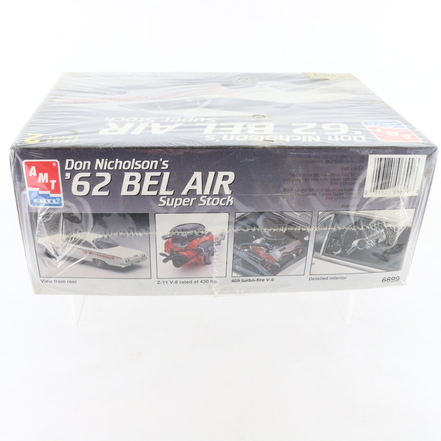 1962 '62 Chevy Bel Air Super Stock Don Nicholson AMT ERTL 1:25 Model Kit 6699