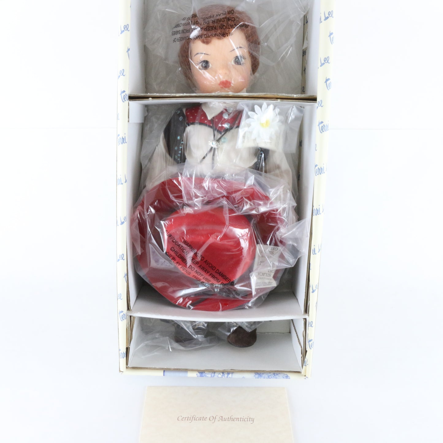 Terri Lee Western Red & Leopard Clothes 16" Vinyl Doll W/ Extras 54/2500 320122