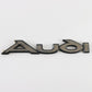  Audi Black & Silver Plastic Nameplate Badge Emblem 6.25"