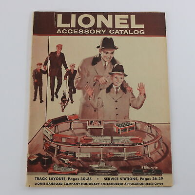 1960 Lionel accessory catalog and track layouts