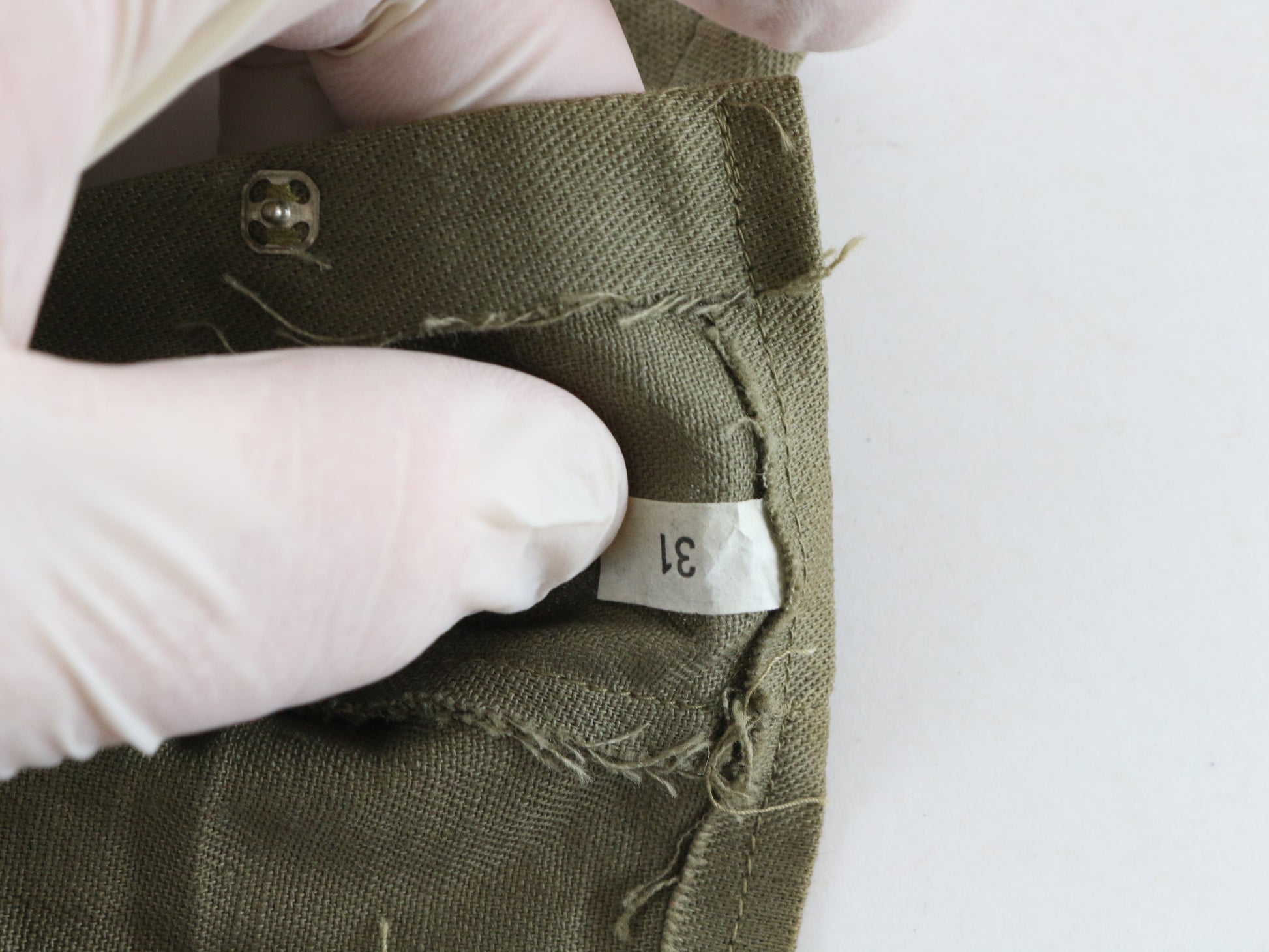  1964 Hasbro Gi Joe Army Fatigue Jacket Green For 12" Figures