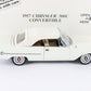 1957 Chrysler 300C Convertible White Danbury Mint 1:24 Diecast Model