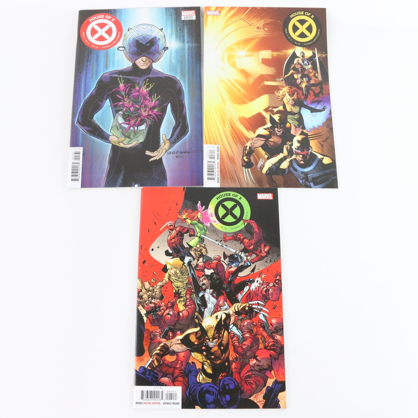 Lot Of 5 House Of X Issues #1 & #3-6 Variant Edition Professor X Marvel NM