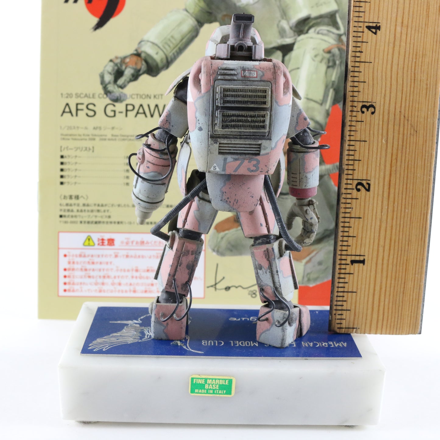 NIKKO Ma.k Maschinen Krieger G-Pawn AUSF 1:20 Built Painted W/ Award Stand