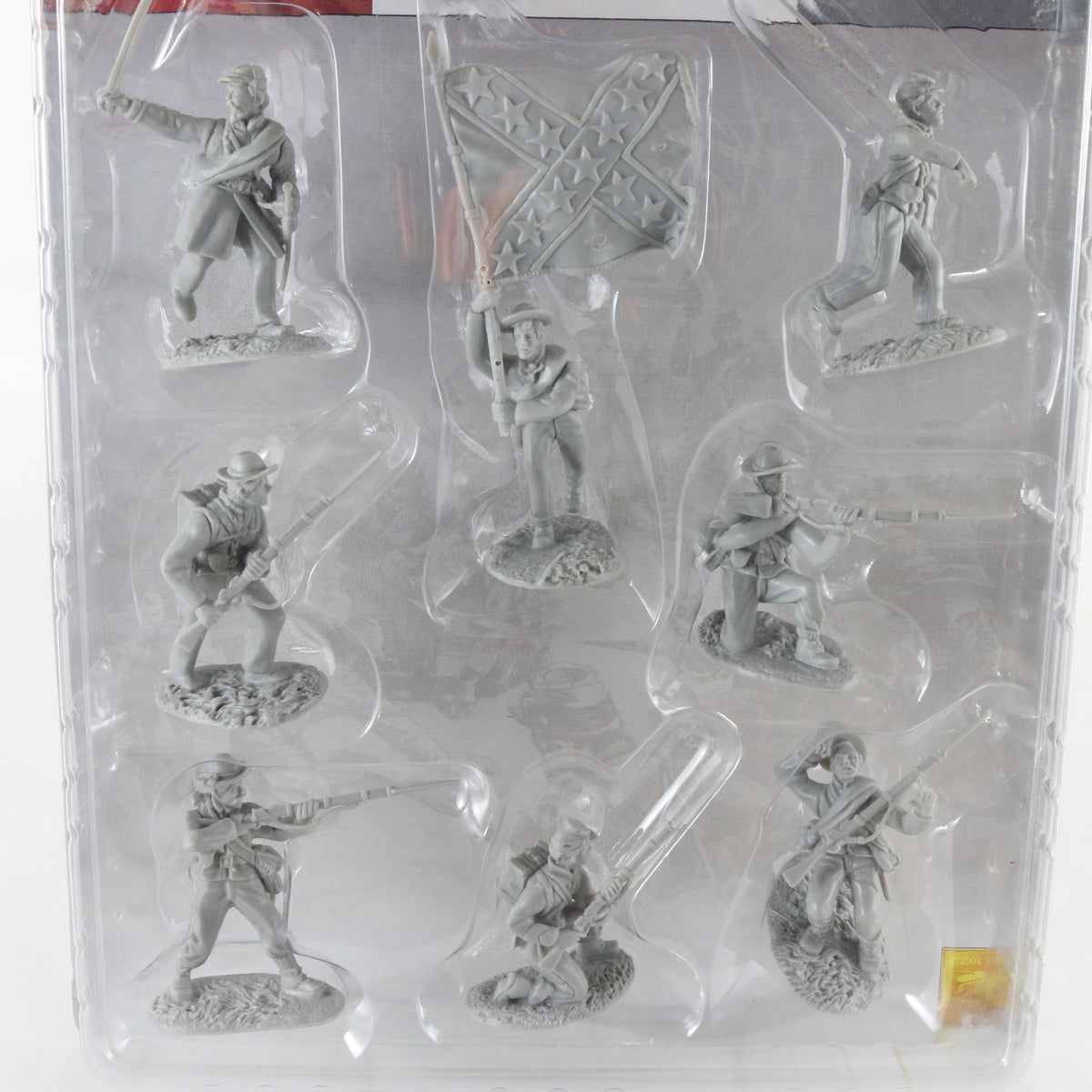 Confederate Infantry Series 2 Civil War 1861-1865 Conte Sealed Plastic Figures