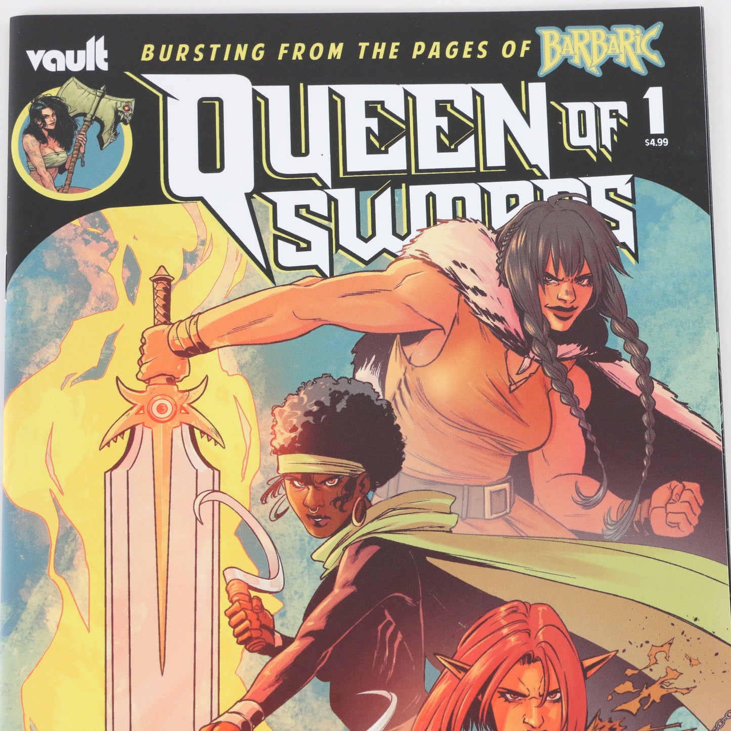 Queen Of Swords Barbaric Issue #1 Vault 1st Print Campbell