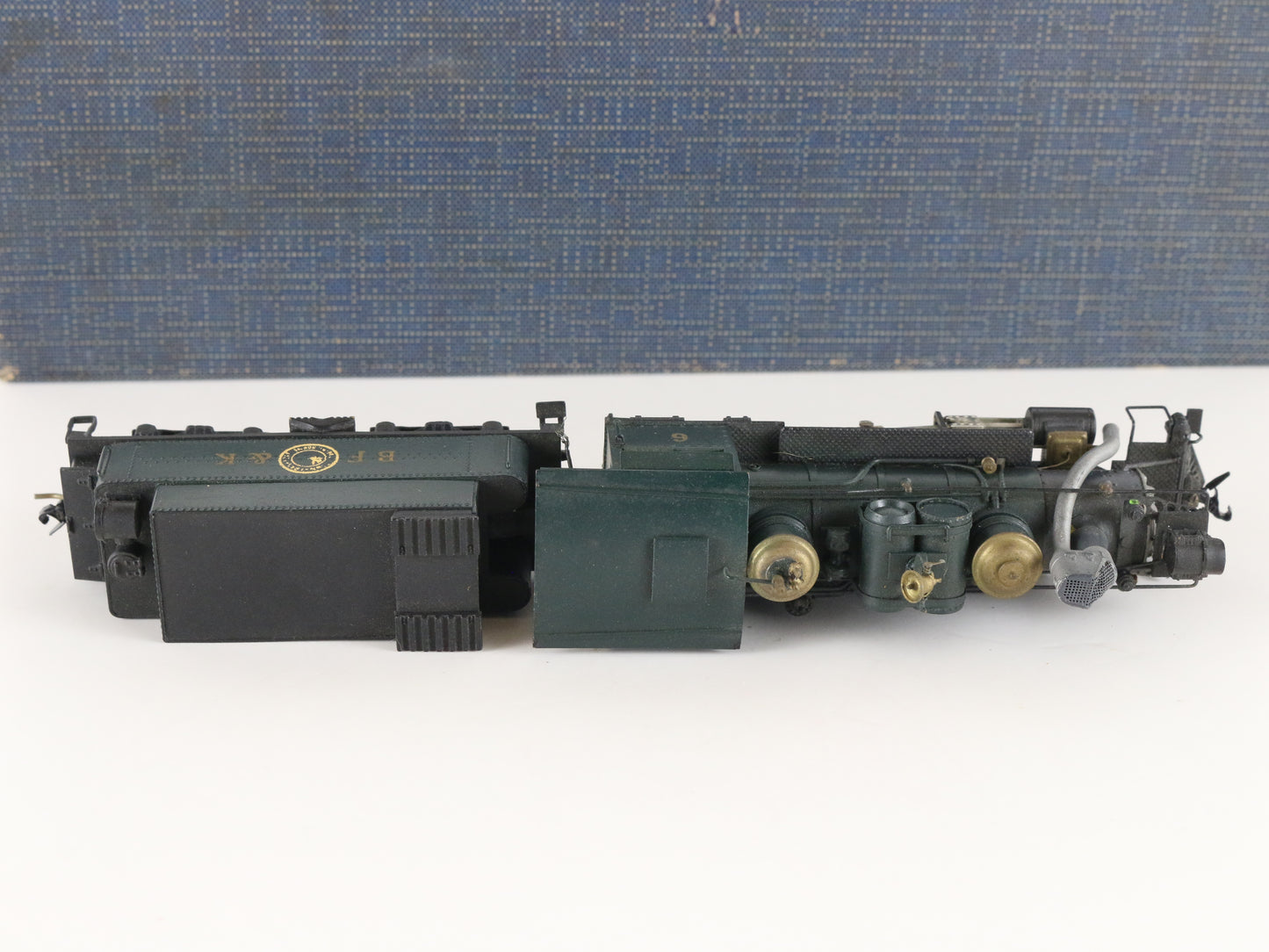 United HOn3 BF&K #6 Brass 2-8-0 Locomotive Engine & Tender