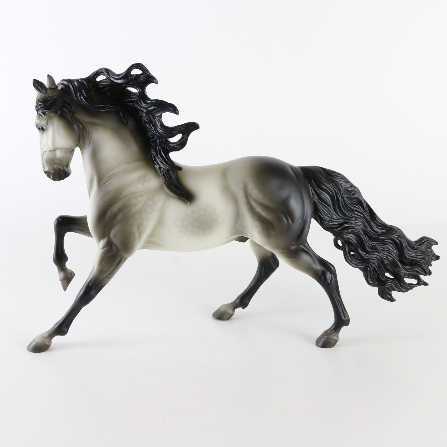 Breyer 70th Anniversary Matte Andalusian Stallion Dapple Gray Traditional Horse