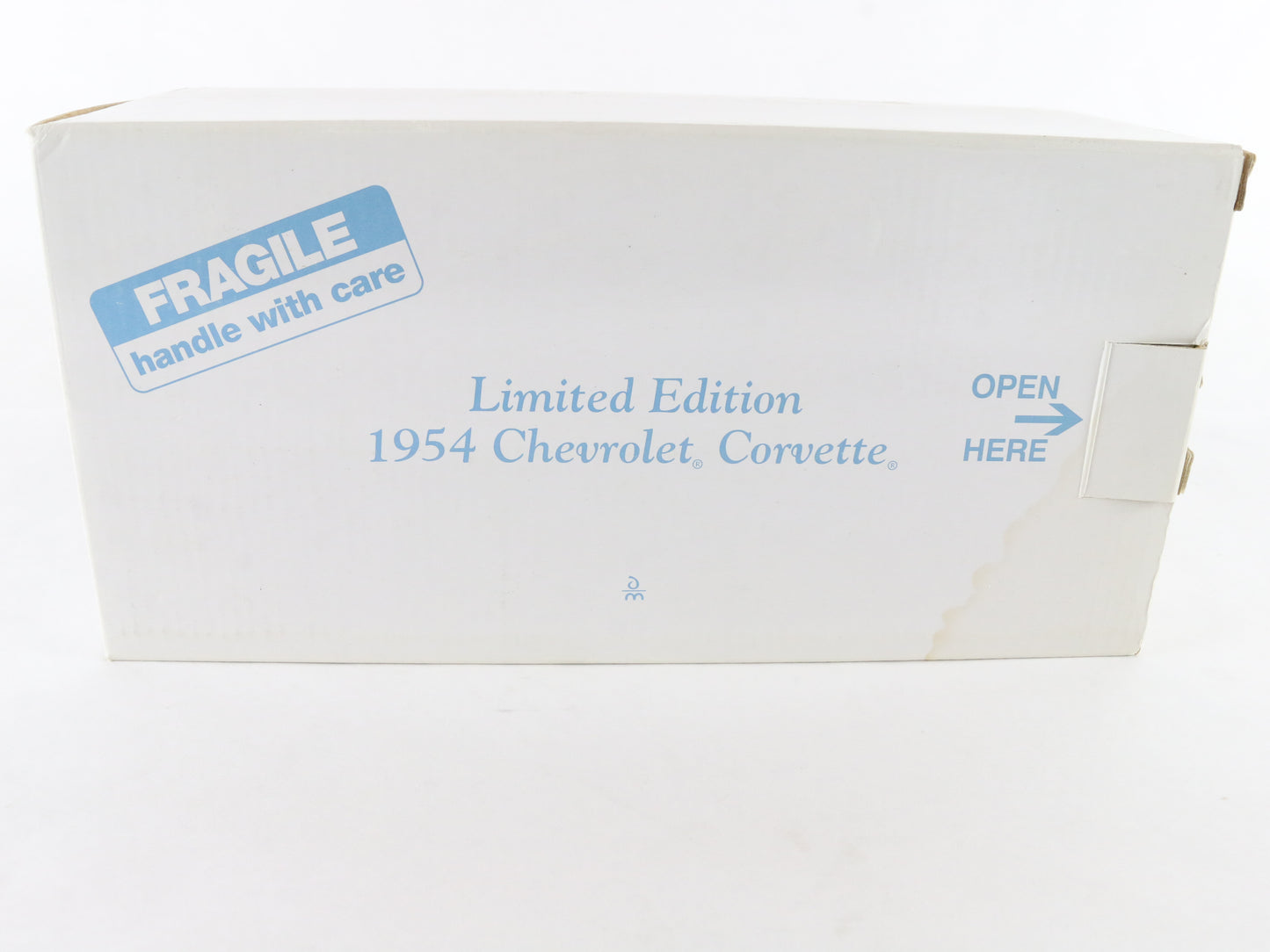1954 Chevy Corvette Convertible Limited Edition Blue Tan Danbury 1:24 #648