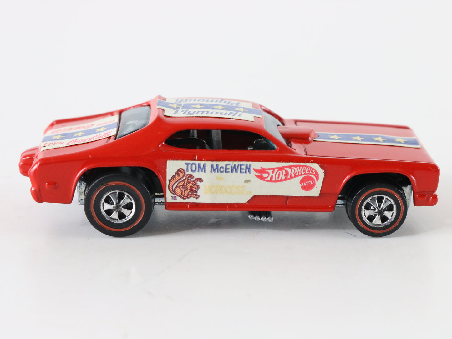 Vintage Redline Hot Wheels Tom McEwen Mongoose Enamel Red 1:64 6410 Usa