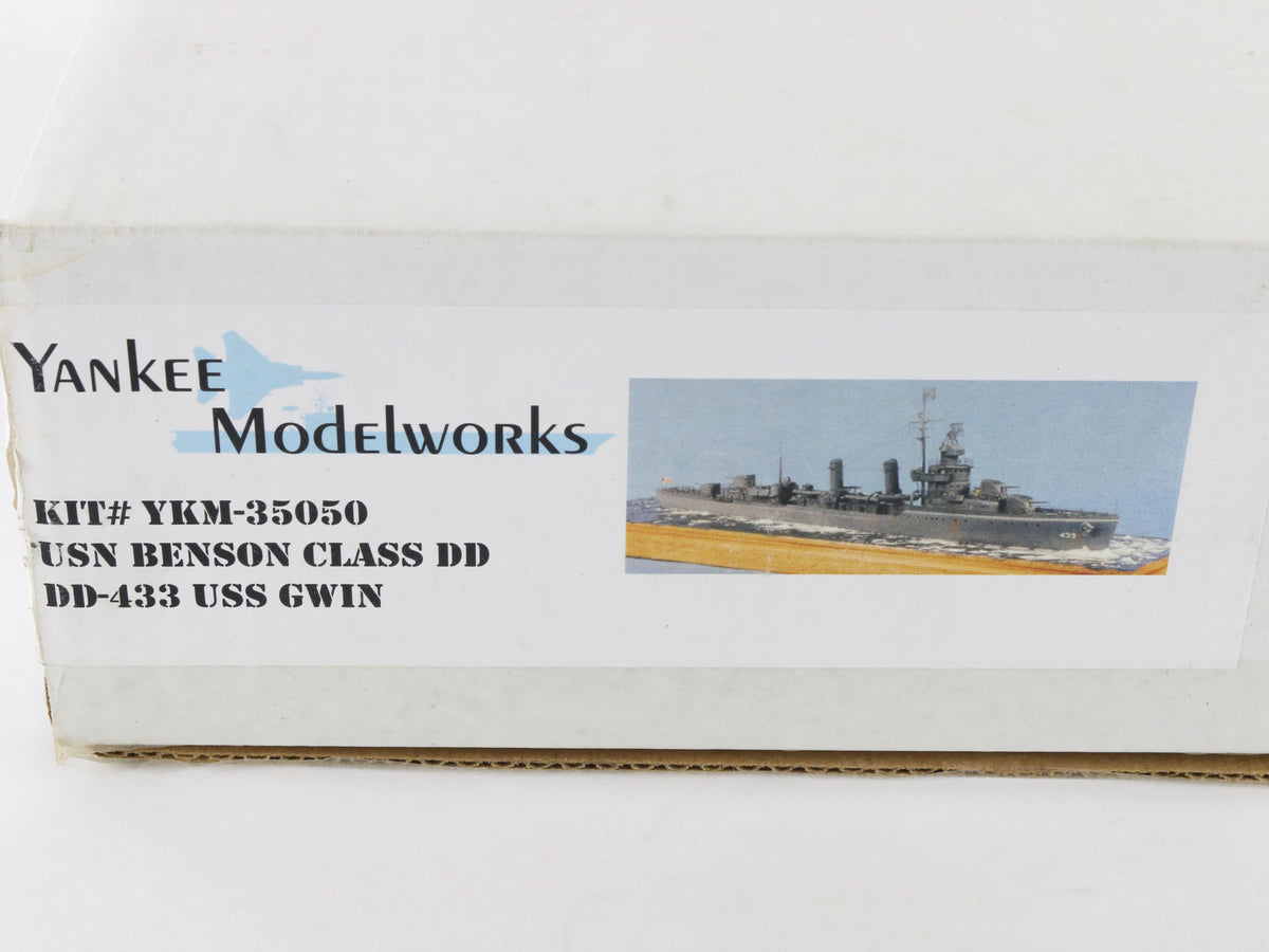 USS Gwin DD-433 USN Benson Class DD Yankee Modelworks 1:350 YKM-35050 Resin Kit