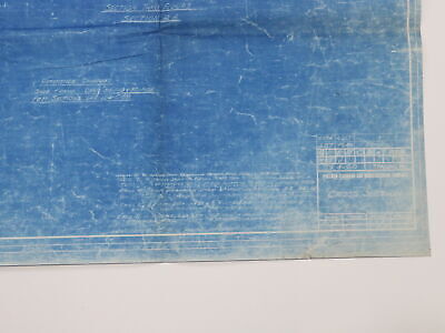 Pullman Standard Car Cross Section Train Blueprint 6-12 1936 6494 4057 62"